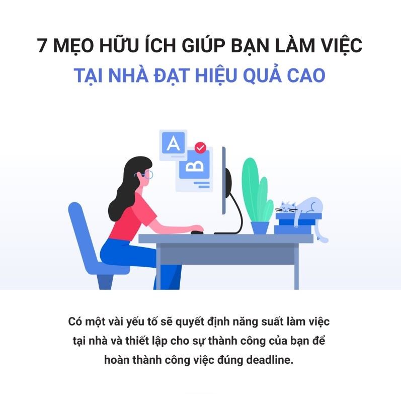 7 Tip làm việc tại nhà mùa dịch hiệu quả