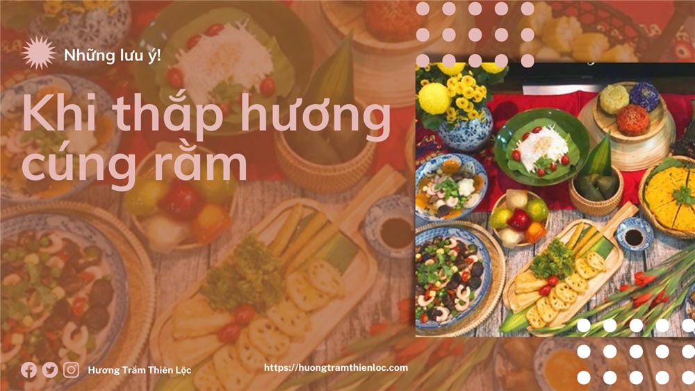 Những lưu ý khi thắp hương cúng rằm