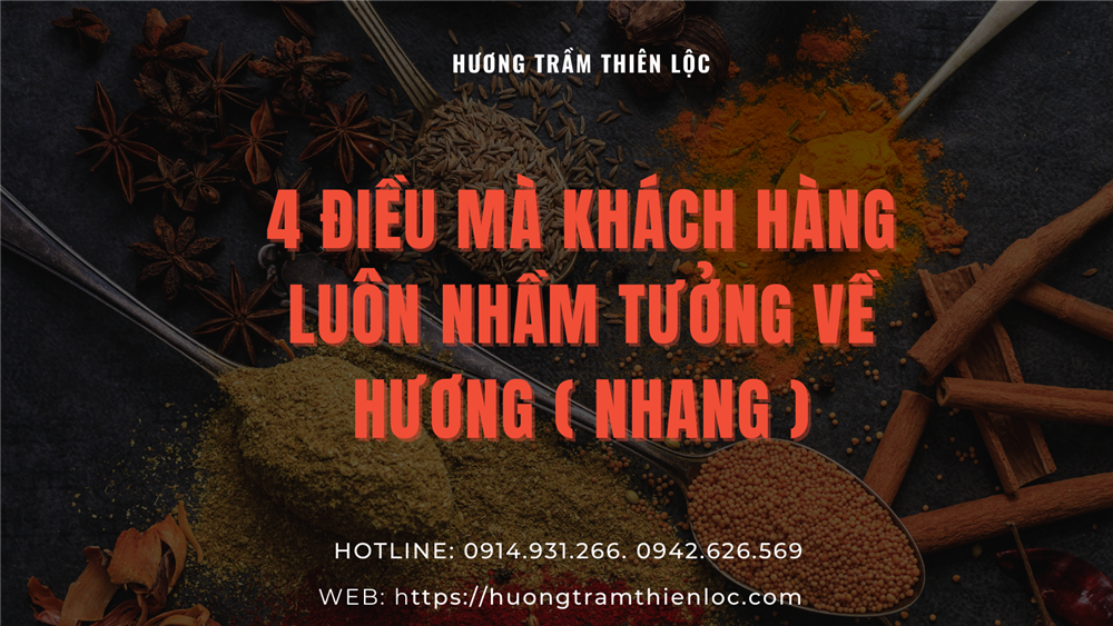 4 Điều khách hàng lầm tưởng về hương ( nhang )