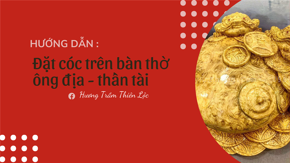 Hướng dẫn đặt ông cóc (thiềm thừ) trên bàn thờ ông địa – thần tài