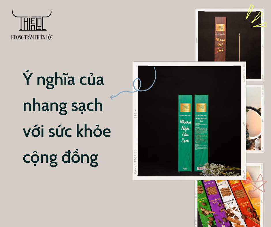 Ý nghĩa của nhang sạch với sức khỏe cộng đồng