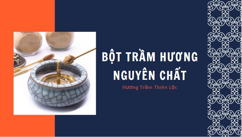 Bột Trầm hương nguyên chất - nói không với hương liệu tạo mùi 